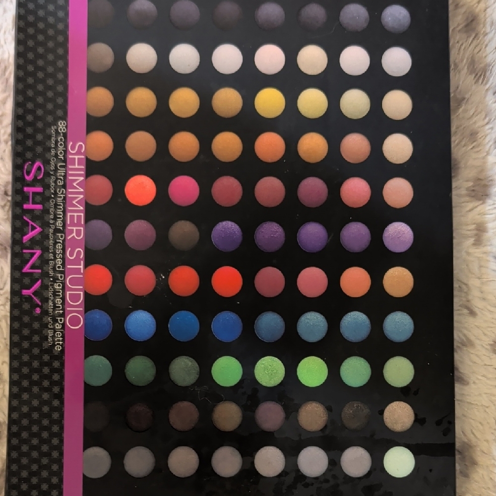 SHAN 88-Color Eyeshadow Palette — Neutrals, Pinks, Purples, Blues, Greens
